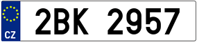 Truck License Plate